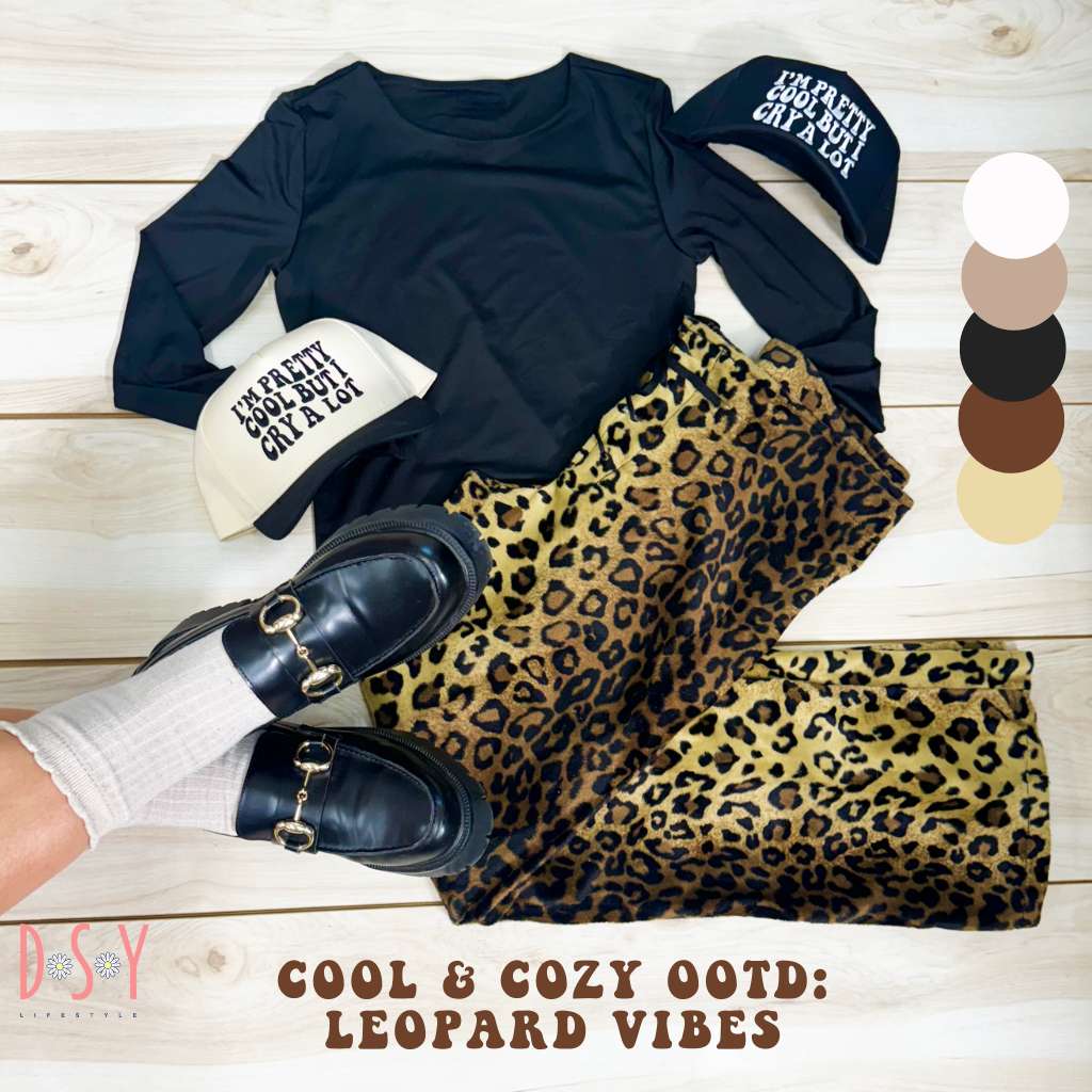 Cool & Cozy OOTD: Leopard Vibes