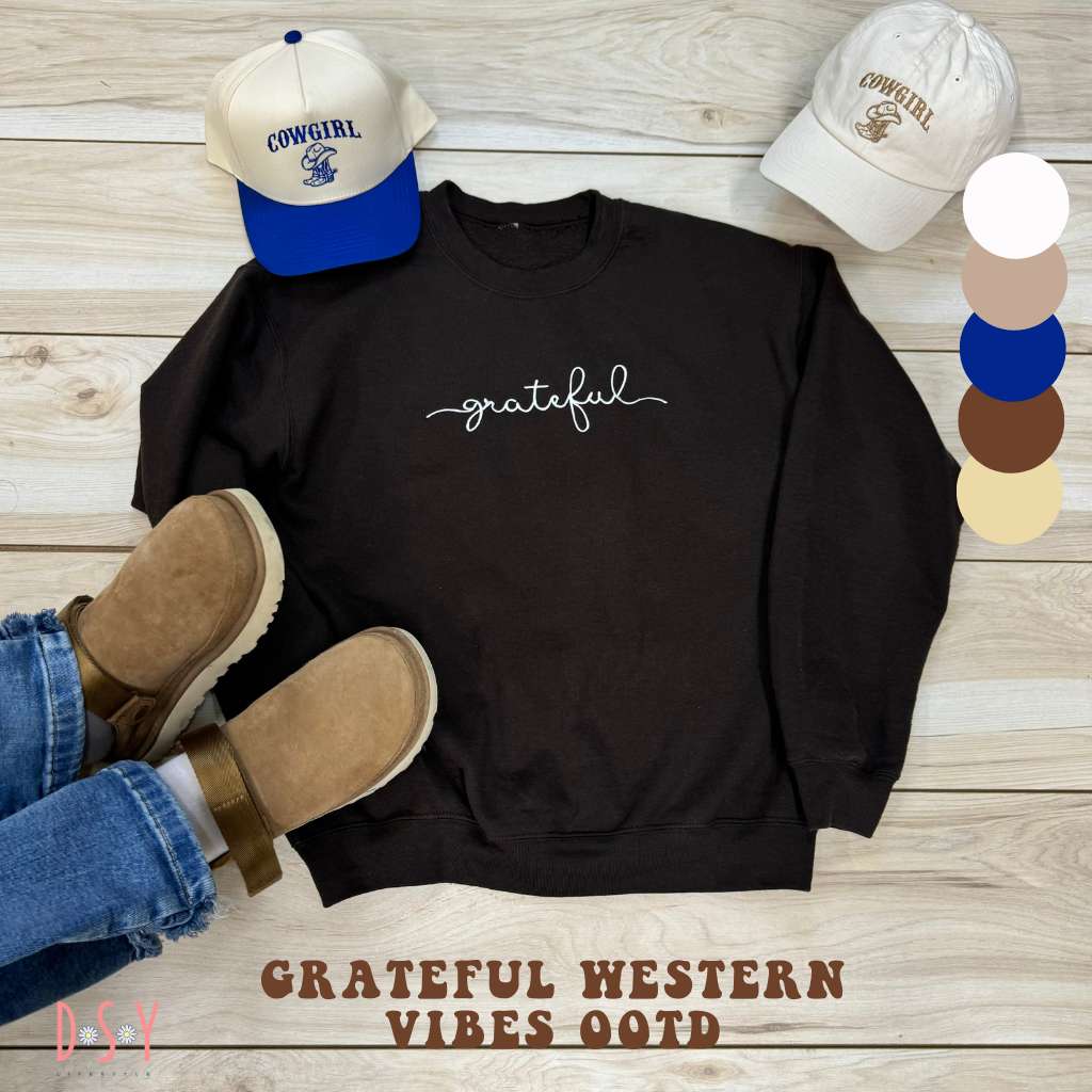 Grateful Western Vibes OOTD | Cozy Fall Fashion with a Western Twist