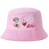 Light Pink bucket hat embroidered with 5 logos-DSY Lifestyle