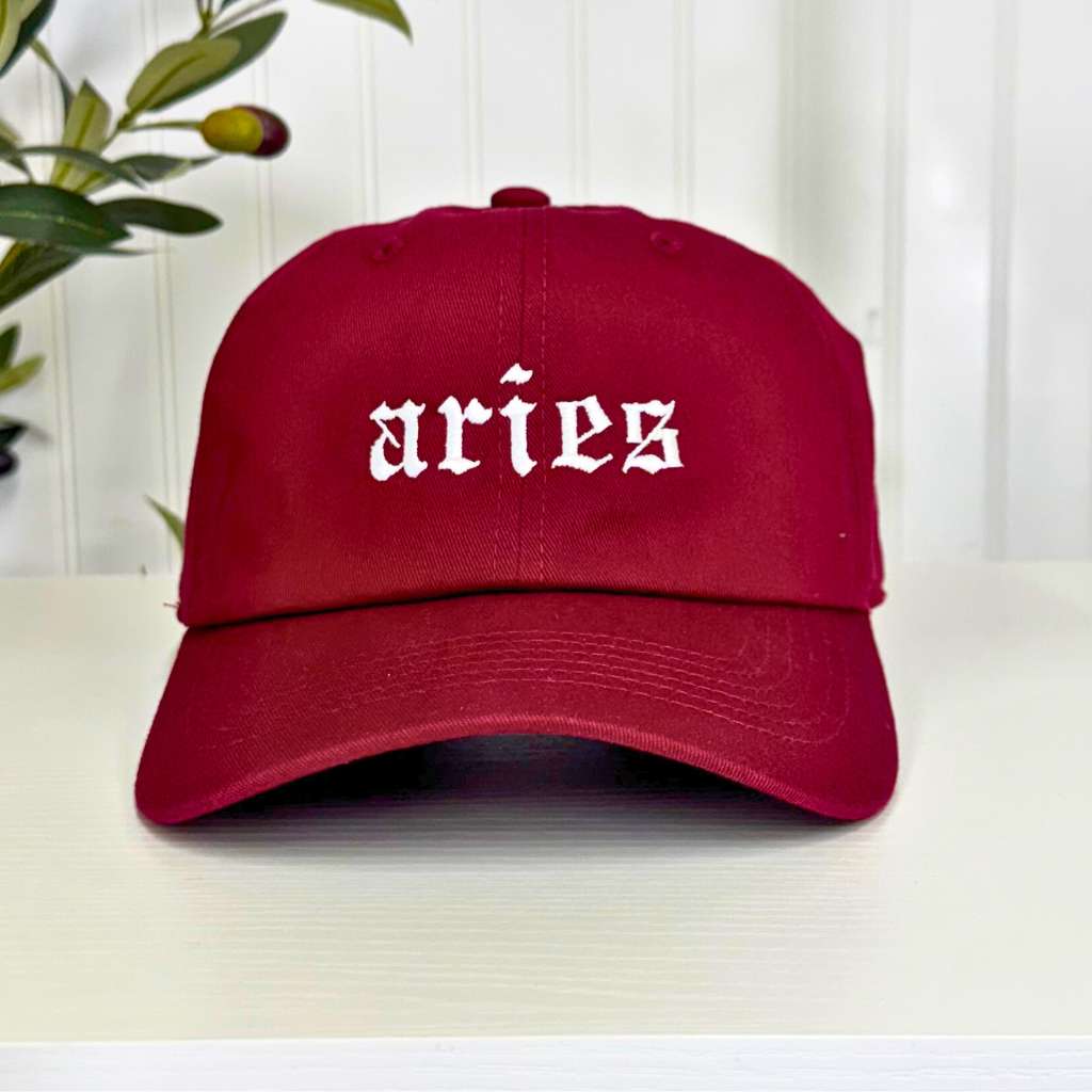 Aires Burgundy Baseball Hat - DSY lifestyle