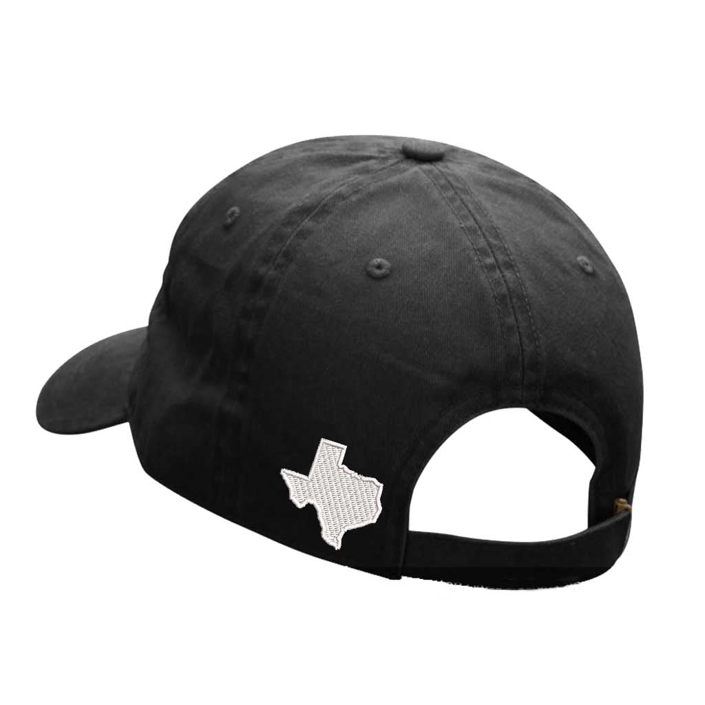 Back of cap with embroidered state of Texas - adjustable strap - DSY Lifestyle