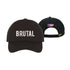 Brutal Black Baseball hat with the Puertorico Map on the back - DSY Lifestyle