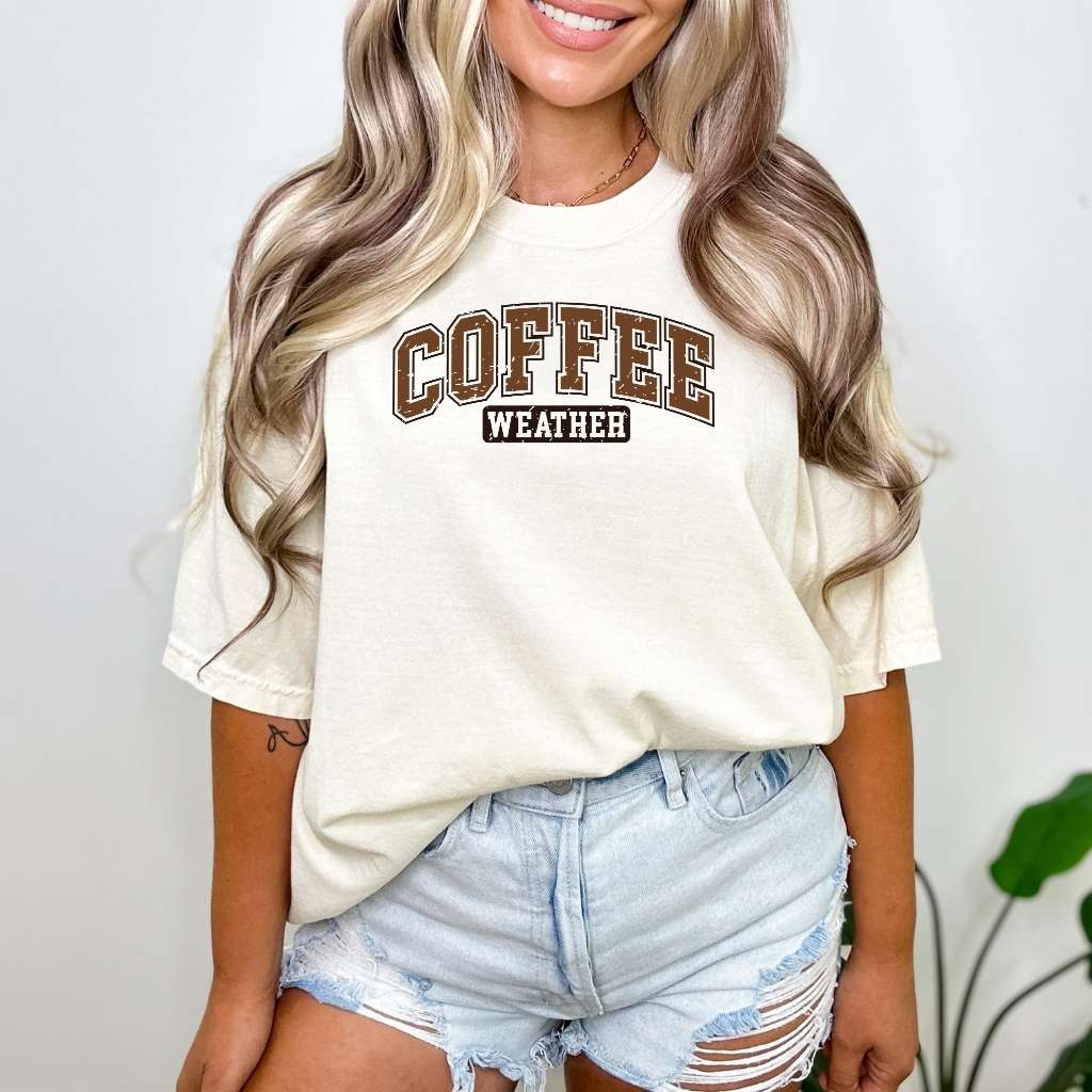 Coffee Weather Tee | Cozy Fall-Inspired Shirt for Coffee Lovers