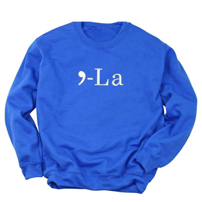 Comma La Embroidered Sweatshirt | Kamala Harris 2024