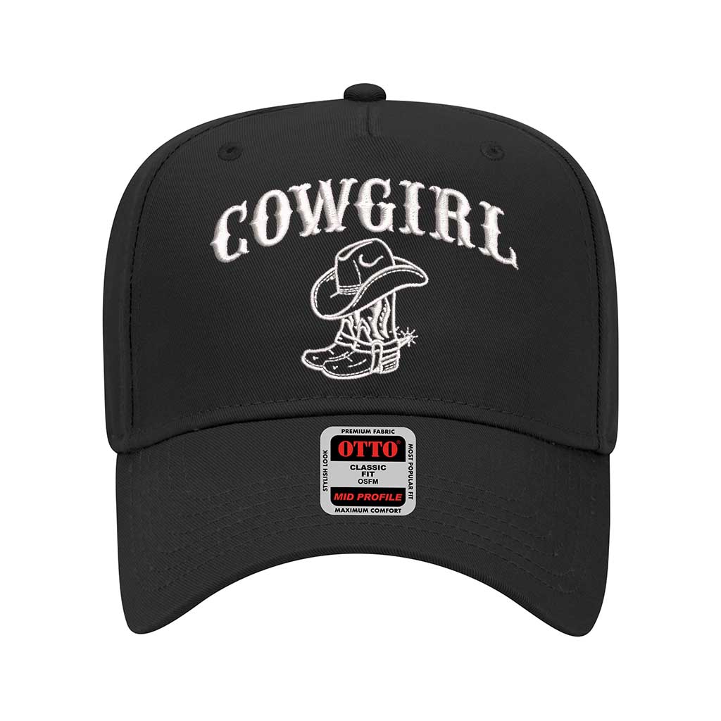 Cowgirl Boots 5 Panel Baseball Hat