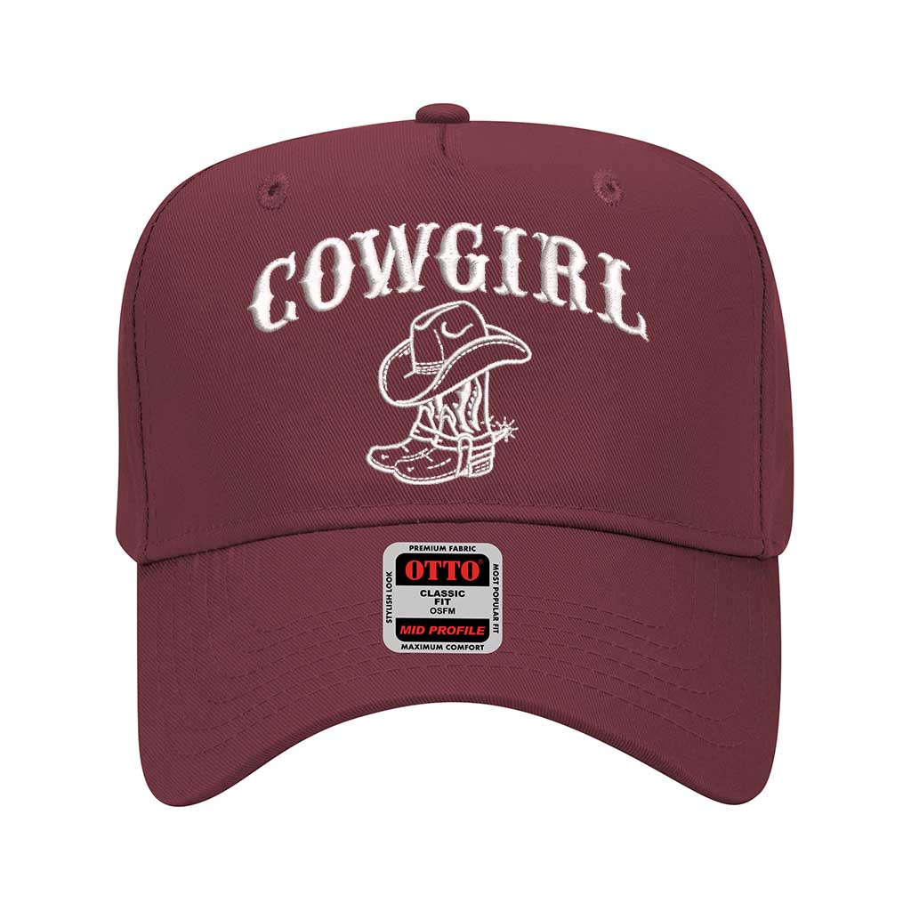 Cowgirl Boots 5 Panel Baseball Hat