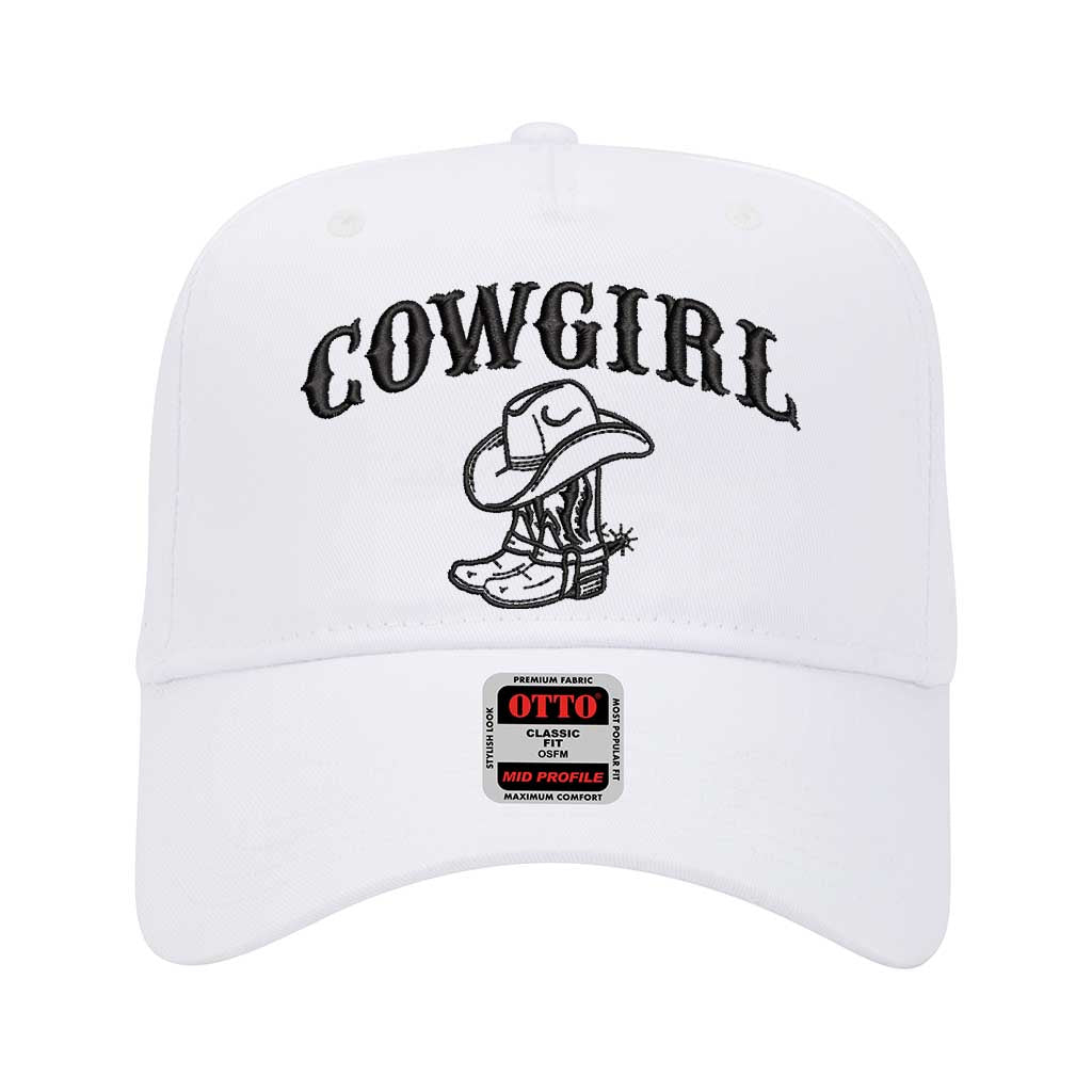 Cowgirl Boots 5 Panel Baseball Hat