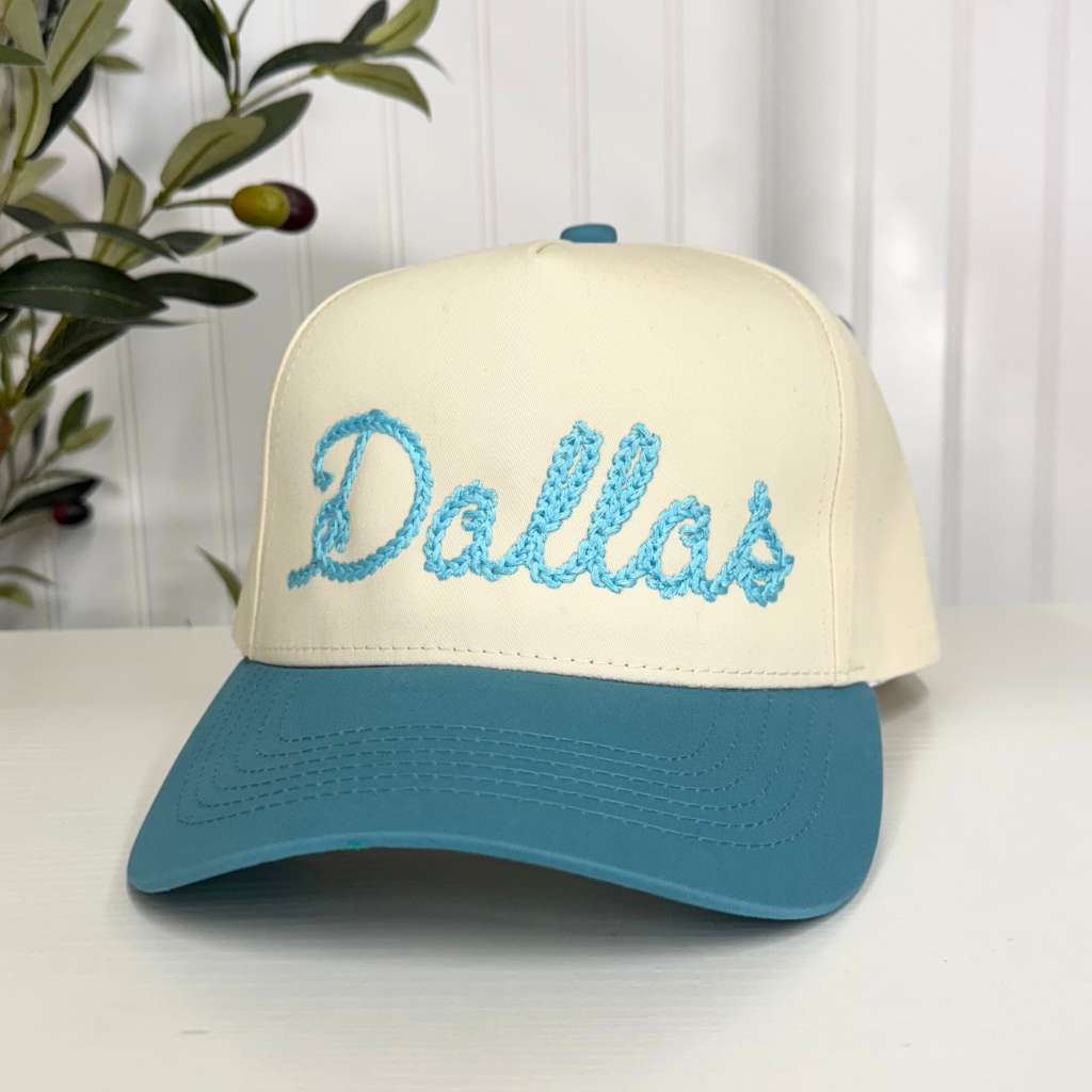 Dallas 5 Panel Two Tone Baseball Hats