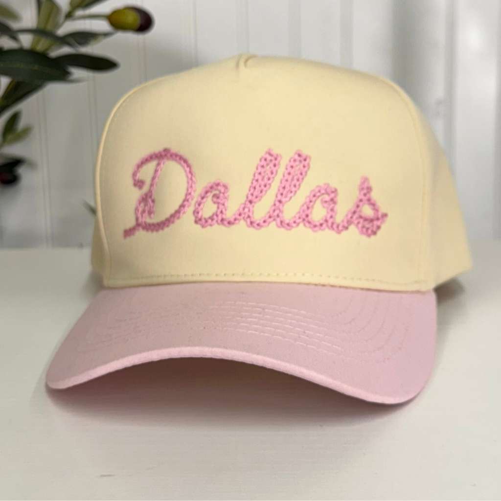 Dallas 5 Panel Two Tone Baseball Hats