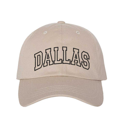 Stone Bold, embroidered hat featuring the outline of Dallas, perfect for proud city lovers – DSY Lifestyle.