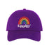 Purple Baseball hat embroidered with the word equality and a rainbow-DSY Lifestyle