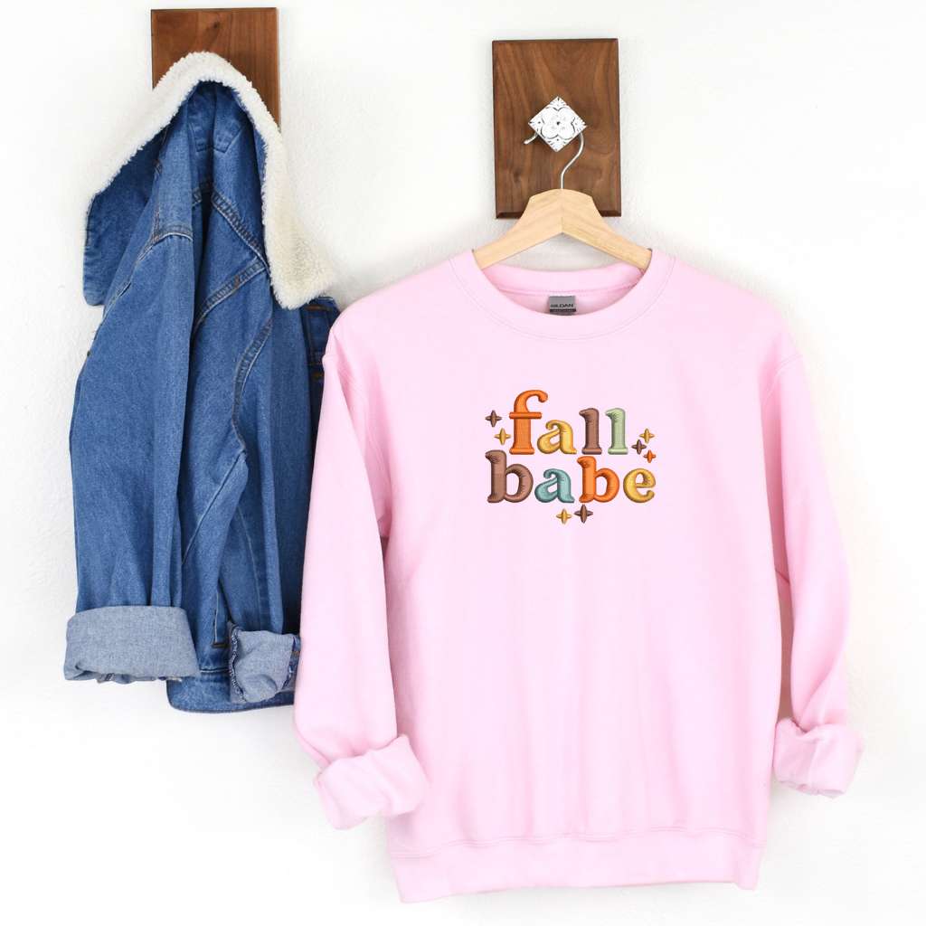 Pink Fall Babe Sweatshirt - DSY Lifestyle