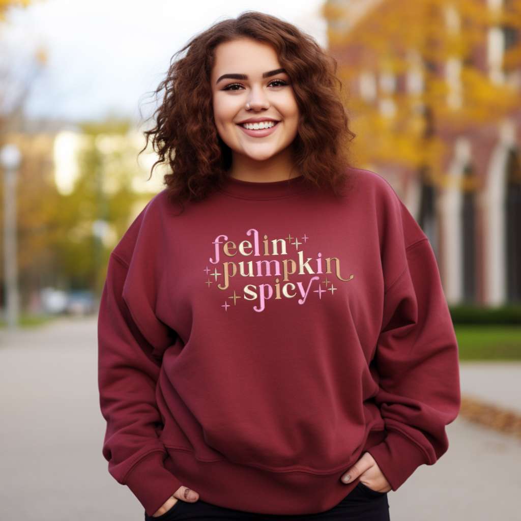 Feeling Pumpkin Spicy Unisex Sweatshirt