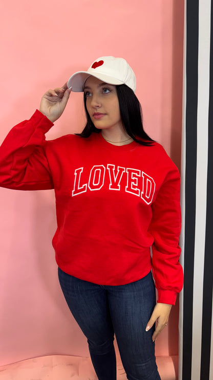 Loved embroidered Sweatshirt