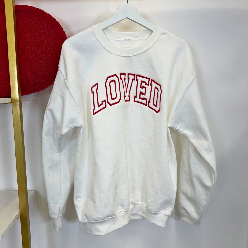 Loved embroidered Sweatshirt