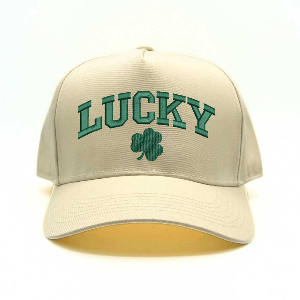 Lucky Clover Embroidered Baseball Hat