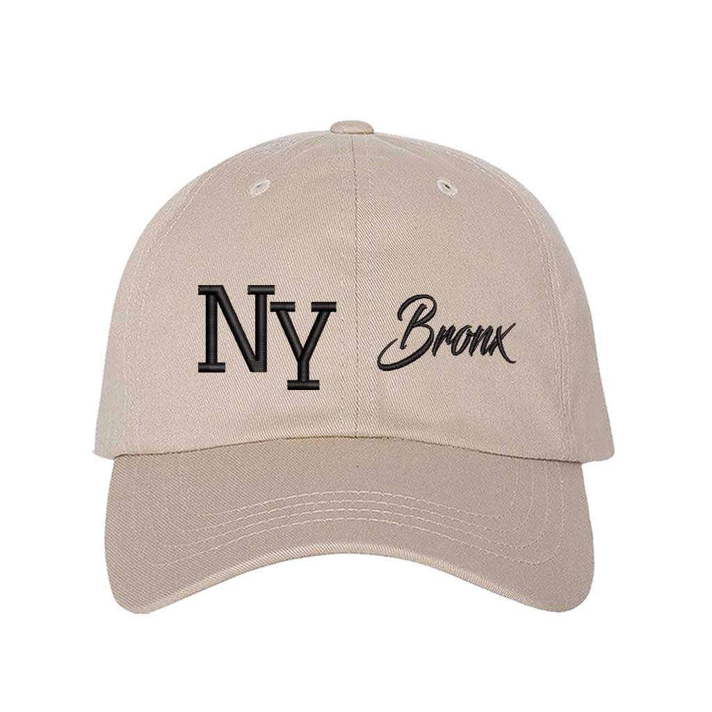 Stone NY 3D Bronx Embroidered Baseball Cap with raised embroidery, a curved brim, and an adjustable strap, celebrating New York’s iconic borough in style - DSY Lifestyle