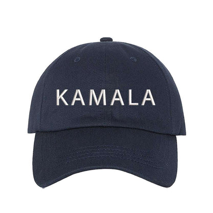 Navy baseball hat embroidered with the name Kamala-DSY Lifestyle