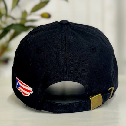 Puerto Rico hat with map flag back - DSY Lifestyle