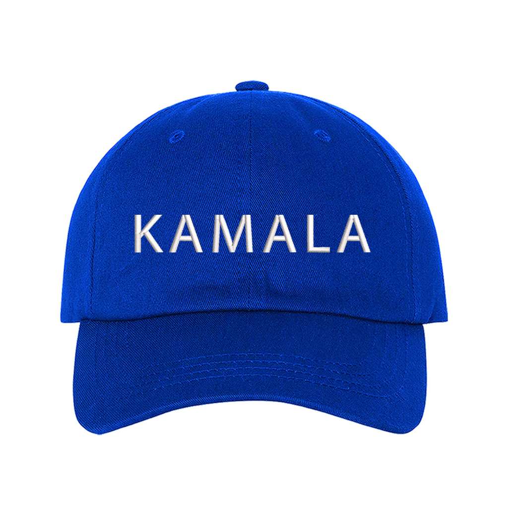 Royal Blue baseball hat embroidered with the name Kamala-DSY Lifestyle