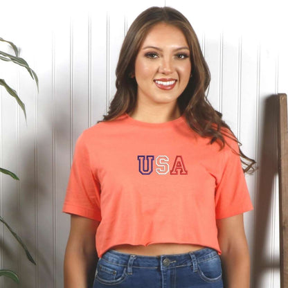 USA  Crop Top