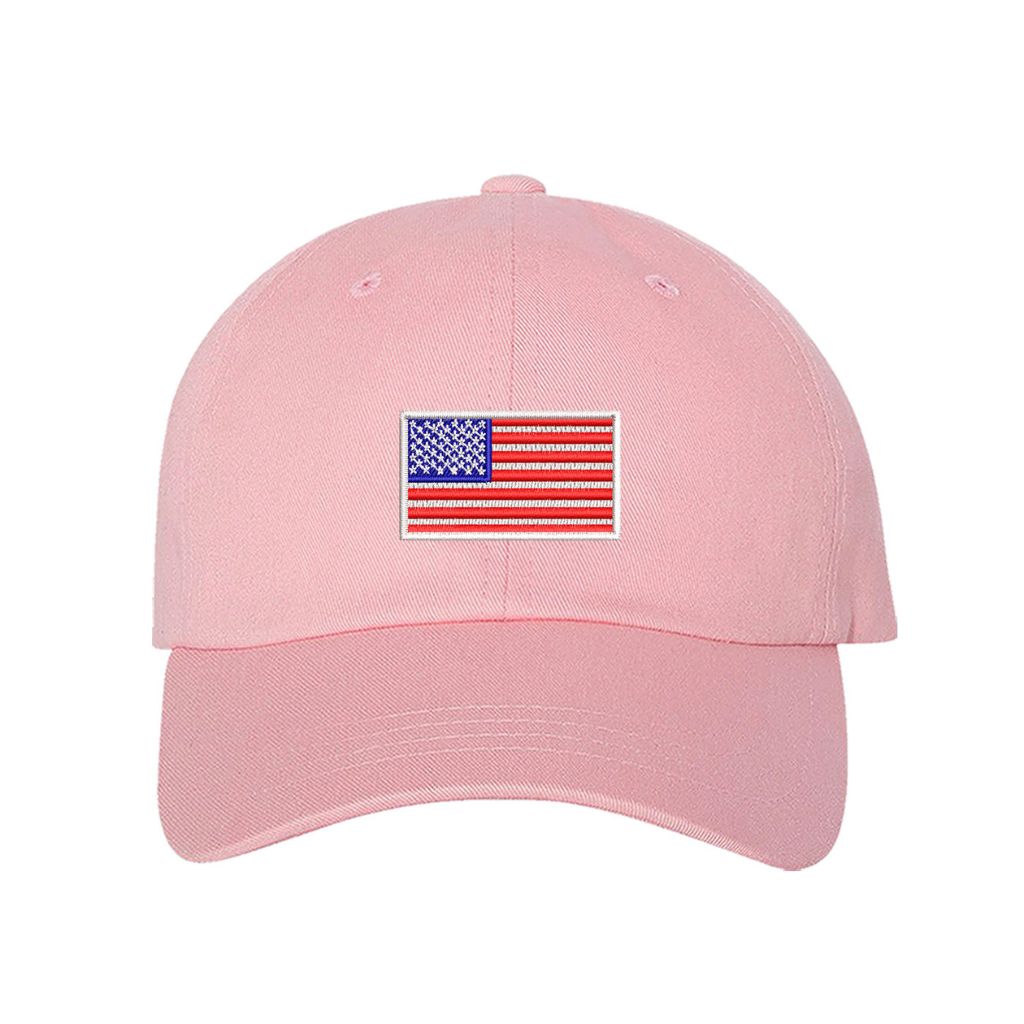 USA Flag Hat - Embroidered American Flag Baseball Cap