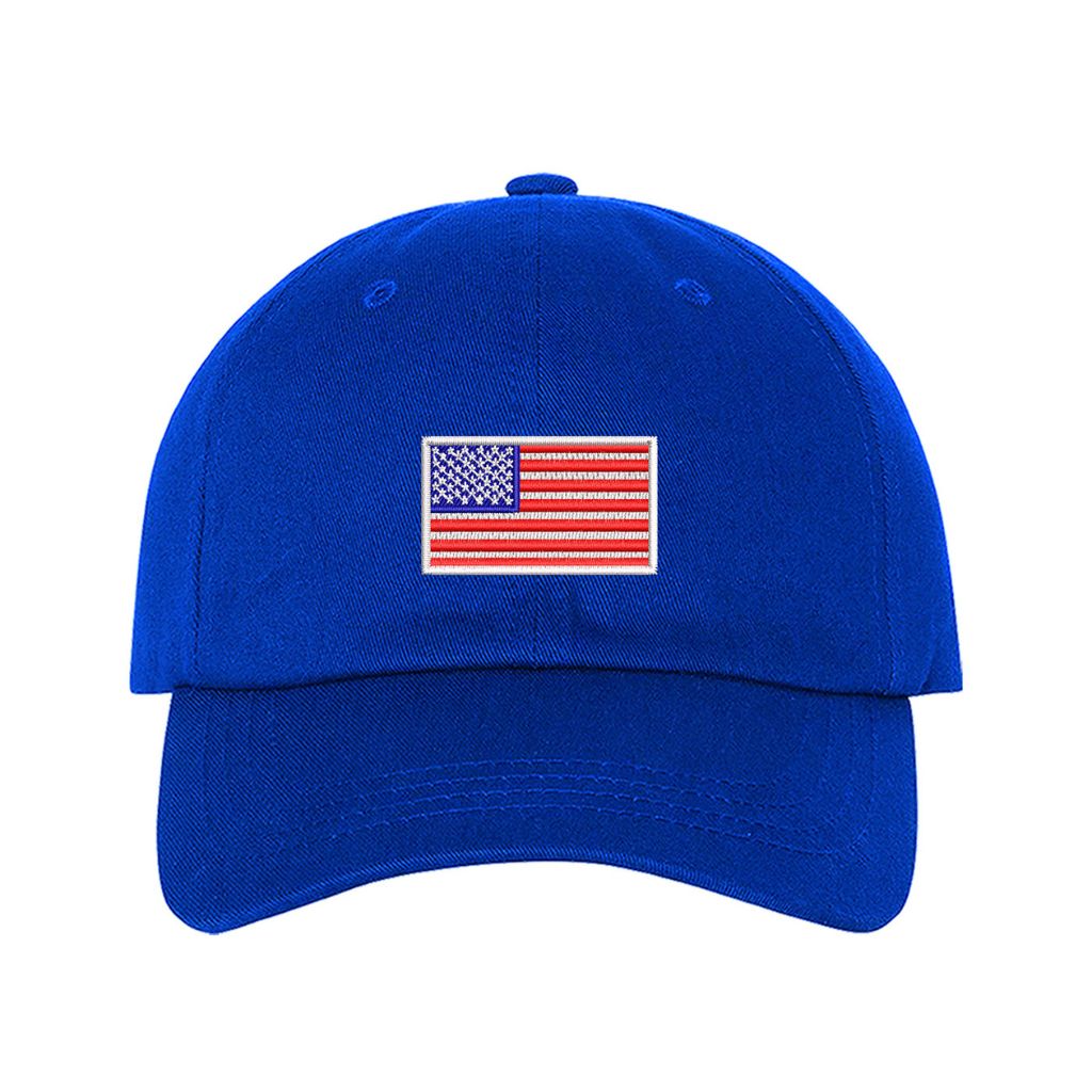 USA Flag Hat - Embroidered American Flag Baseball Cap