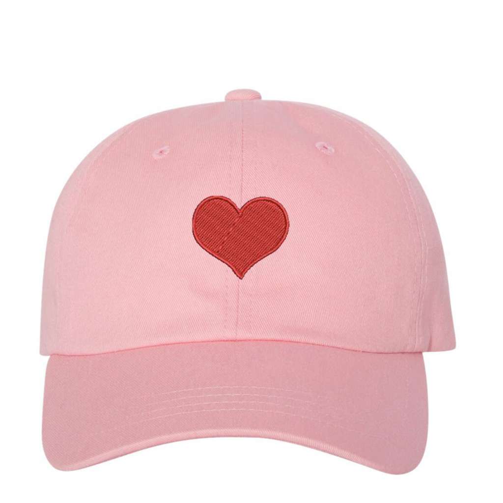 Red Heart Pink Baseball Cap - DSY Lifestyle