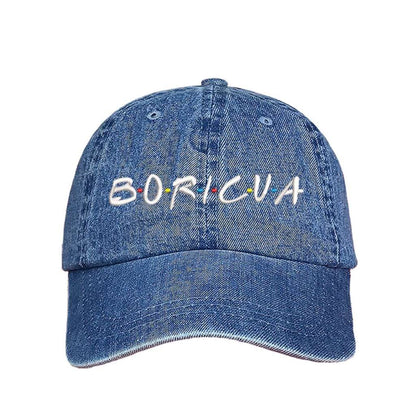 Light Denim baseball hat embroidered with the phrase Borica - DSY Lifestyle