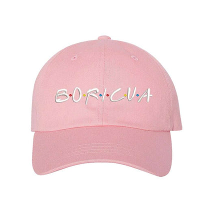 Light Pink baseball hat embroidered with the phrase Borica - DSY Lifestyle