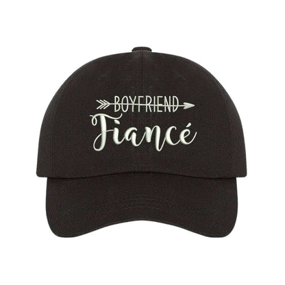 Black distressed trucker hat with Bride embroidered on the front in elegant lettering, featuring a breathable mesh back and adjustable snap closure for a comfortable and stylish fit - DSY Lifestyle