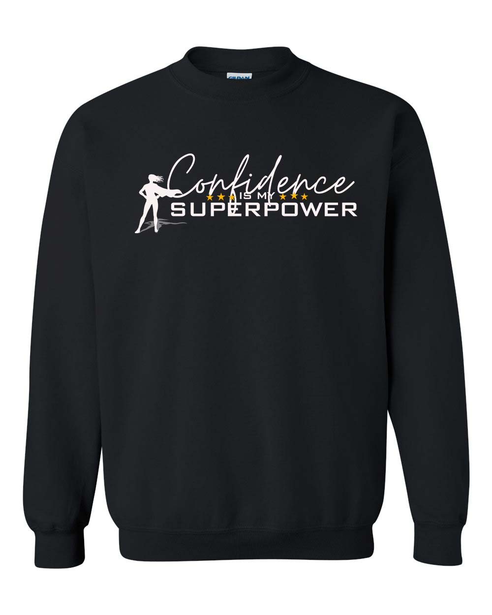 Confidence Is My Super Power Crewneck Sweatshirt – Cozy and Empowering Sweatshirt