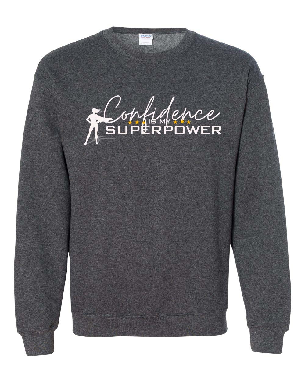 Confidence Is My Super Power Crewneck Sweatshirt – Cozy and Empowering Sweatshirt