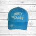 Aqua distressed trucker hat embroidered with the phrase Dirty Thirty - DSY Lifestyle