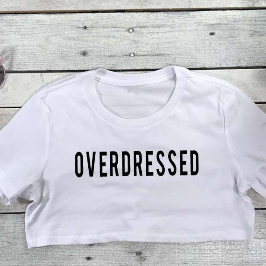 Crop Top  Overdressed Underboob Tee – DSY Lifestyle